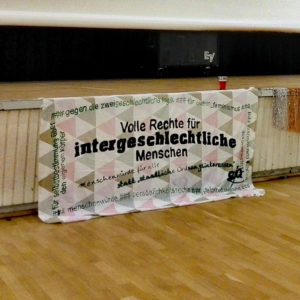 Banner 2016 zu Intergeschlechtlichkeit